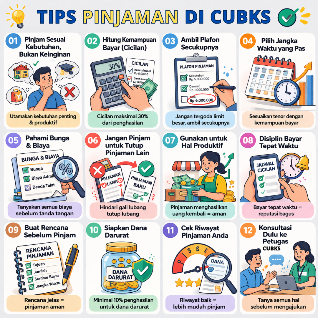 Tips Pinjaman CUBKS